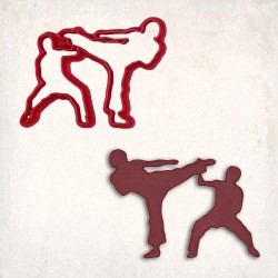 Karate Cookie Cutter Set 2 pcs