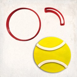 Tennis Ball Cookie Cutter Set 2 pcs