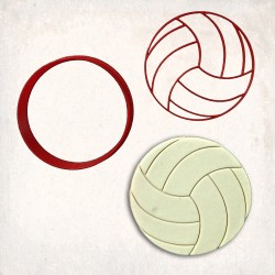 Volley Ball Cookie Cutter Set 2 pcs