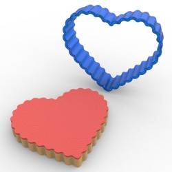 Serrated Heart Cookie Cutter #RP11158