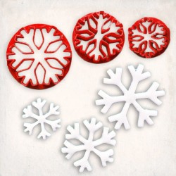 Snowflake Cookie Cutter Set 3 pcs #RP12696