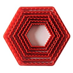Volovan Set 6 Pcs - Hexagon Serrated