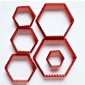 Volovan Set 6 Pcs - Hexagon Serrated