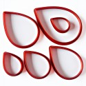 Volovan Set 6 Pcs - Leaf - Drop