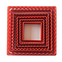 Volovan Set 6 Pcs - Square Serrated