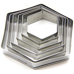 Volovan Metal Set 6 Pcs - Hexagon #RP33301