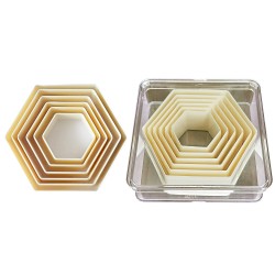 Volovan Set Boxed Bone - Hexagon