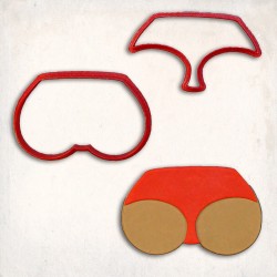 Beach Bum Cookie Cutter Set 2 pcs