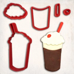 Milkshake Detailed Cookie Cutter Set 5 pcs