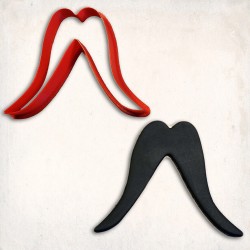 Mustache 2 Cookie Cutter