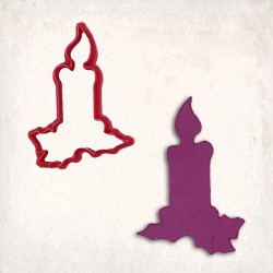 Christmas Candle Cookie Cutter