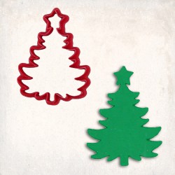 Christmas Tree with Star Cookie Cutter