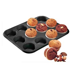 12-Piece Muffin Cupcake Mold #HLT0029