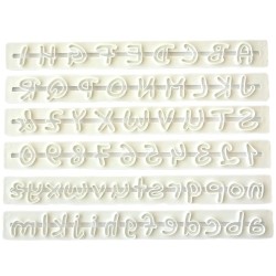 Letters & Digits Cutter Set Italic #RP10922