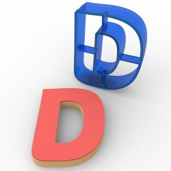 Letter D Cookie Cutter #RP11204
