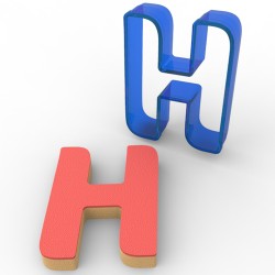 Letter H Cookie Cutter #RP11208