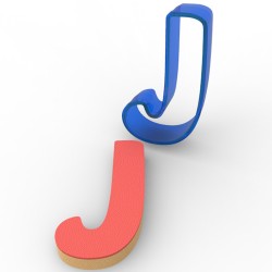 Letter J Cookie Cutter #RP11210