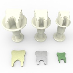 Teeth Mini Plunger 3 pcs #RP10403
