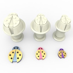 Ladybug Mini Plunger 3 pcs #RP10424