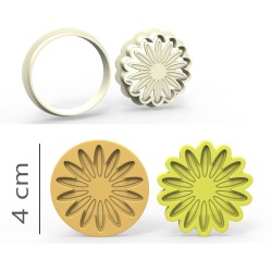 Sunflower - Cookie, Biscuit, Pendant Mold Set #RP23330