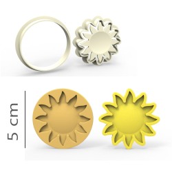 Sun - Cookie, Biscuit, Pendant Mold Set #RP23408