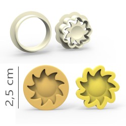 Sun - Cookie, Biscuit, Pendant Mold Set #RP23409