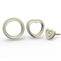 Intertwined Hearts - Cookie, Biscuit, Pendant Mold Set #RP23421
