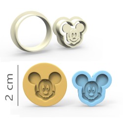 Mickey Mouse - Cookie, Biscuit, Pendant Mold Set #RP23492