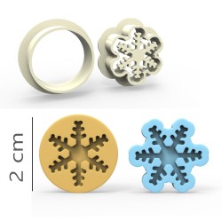 Snowflake - Cookie, Biscuit, Pendant Mold Set #RP23494