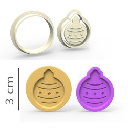 Ornament - Cookie, Biscuit, Pendant Mold Set #RP23502