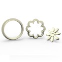 Daisy - Cookie, Biscuit, Pendant Mold Set #RP23511