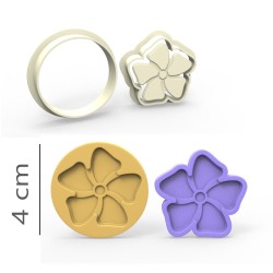 Periwinkle - Cookie, Biscuit, Pendant Mold Set #RP23524