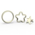 Star - Cookie, Biscuit, Pendant Mold Set #RP23566