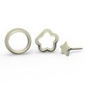 Tilted Star - Cookie, Biscuit, Pendant Mold Set #RP23570