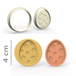 Egg - Cookie, Biscuit, Pendant Mold Set #RP23577
