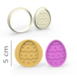 Egg - Cookie, Biscuit, Pendant Mold Set #RP23578