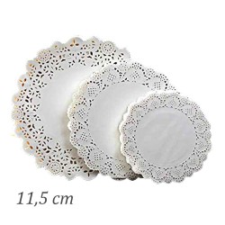 Lacy Paper Doyley Coaster 11,5 cm - 50 pcs #HLT0068