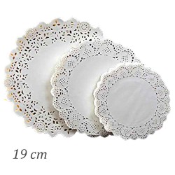 Lacy Paper Doyley Coaster 19 cm - 50 pcs #HLT0069