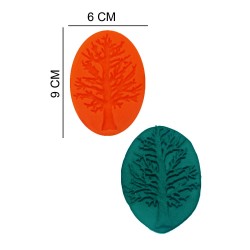 Tree Silicone Sugar Paste, Soap, Candle Mold #HG008