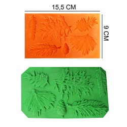 Leaf Types Silicone Sugar Paste, Soap, Candle Mold #HG010