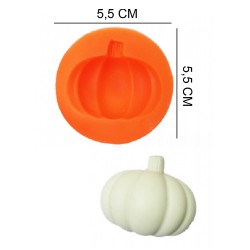 Pumpkin Silicone Sugar Paste, Soap, Candle Mold #HG022