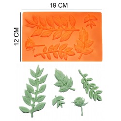 Olive Leaf Silicone Sugar Paste, Soap, Candle Mold #HG023