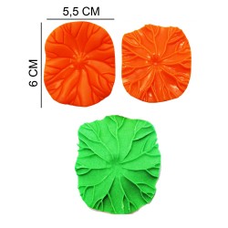 Veined Flower Silicone Sugar Paste, Soap, Candle Mold #HG030