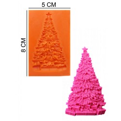 Pine Tree Silicone Sugar Paste, Soap, Candle Mold #HG041