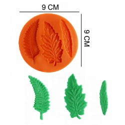 Leaves Silicone Sugar Paste, Soap, Candle Mold #HG042