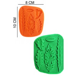 Leaves Silicone Sugar Paste, Soap, Candle Mold #HG044