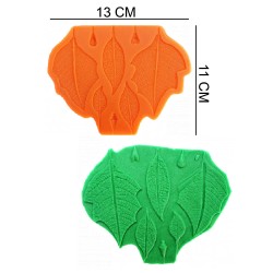 Leaves Silicone Sugar Paste, Soap, Candle Mold #HG055