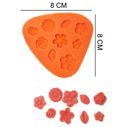 Flowers Silicone Sugar Paste, Soap, Candle Mold #HG065