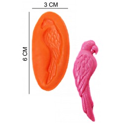 Parrot Silicone Sugar Paste, Soap, Candle Mold #HG102