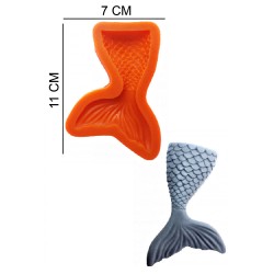 Mermaid Tail Silicone Sugar Paste, Soap, Candle Mold #HG123